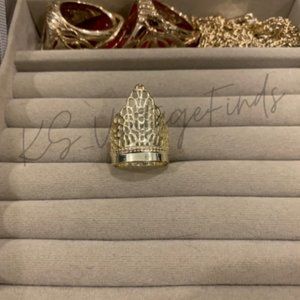 Kendra Scott Paige Gold Filigree Ring - Sz 7*
